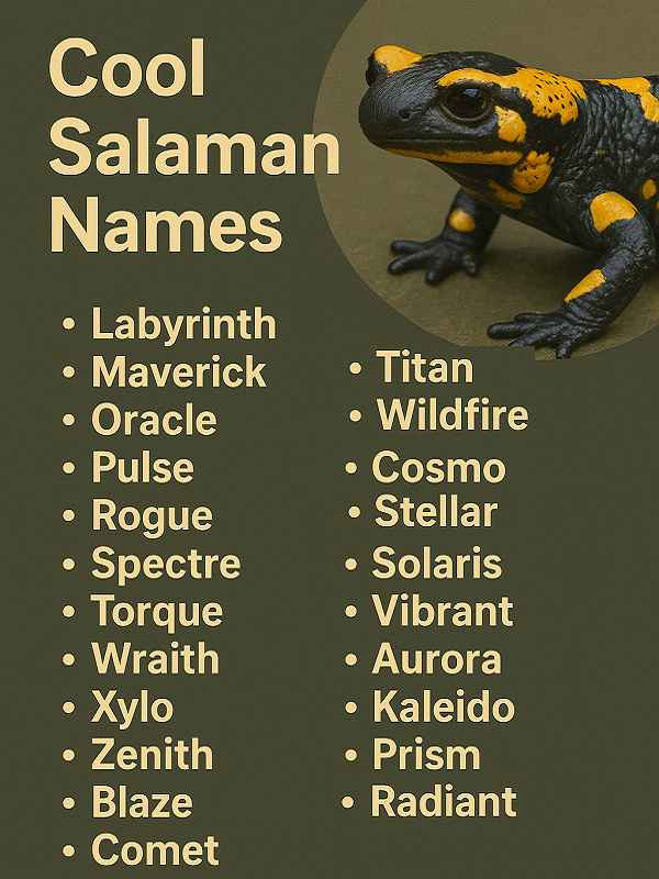 Cool Salamander Names