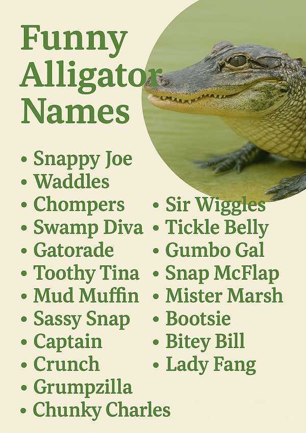 Funny Alligator Names