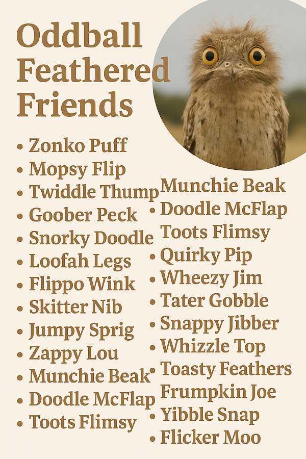 Oddball Feathered Friends