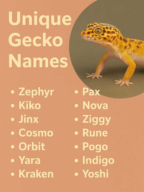 Unique Gecko Names