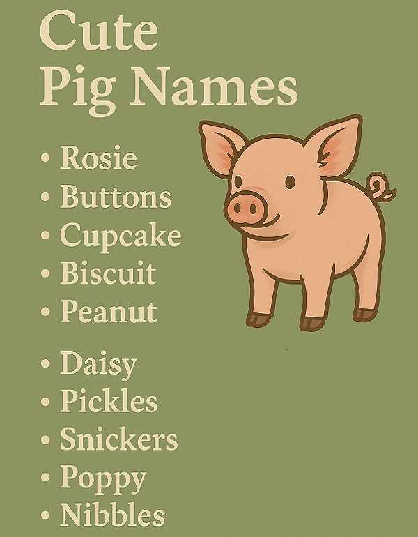 Cute Pig Names