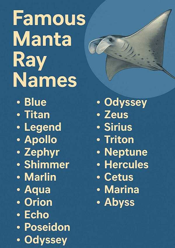 Famous Manta Ray Names