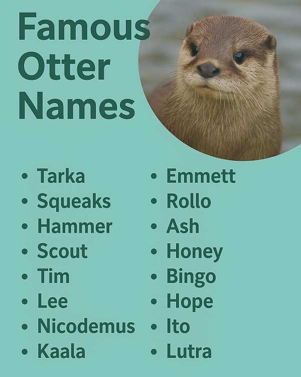 Famous Otter Names
