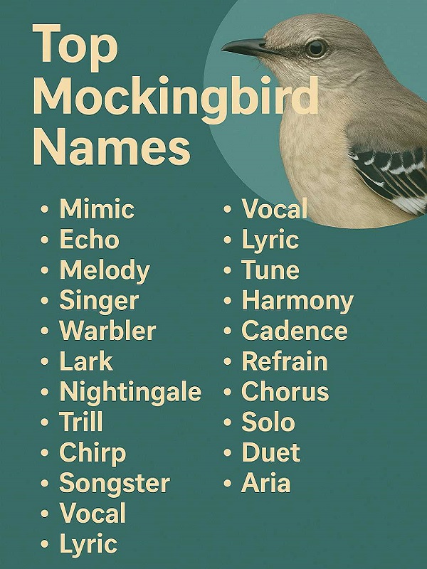 Top Mockingbird Names