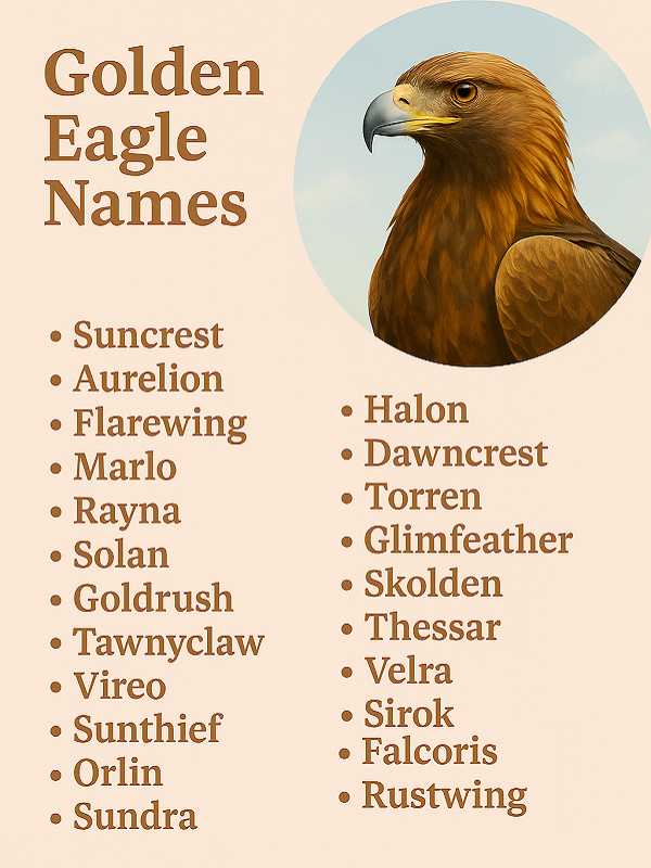 Golden Eagle Names