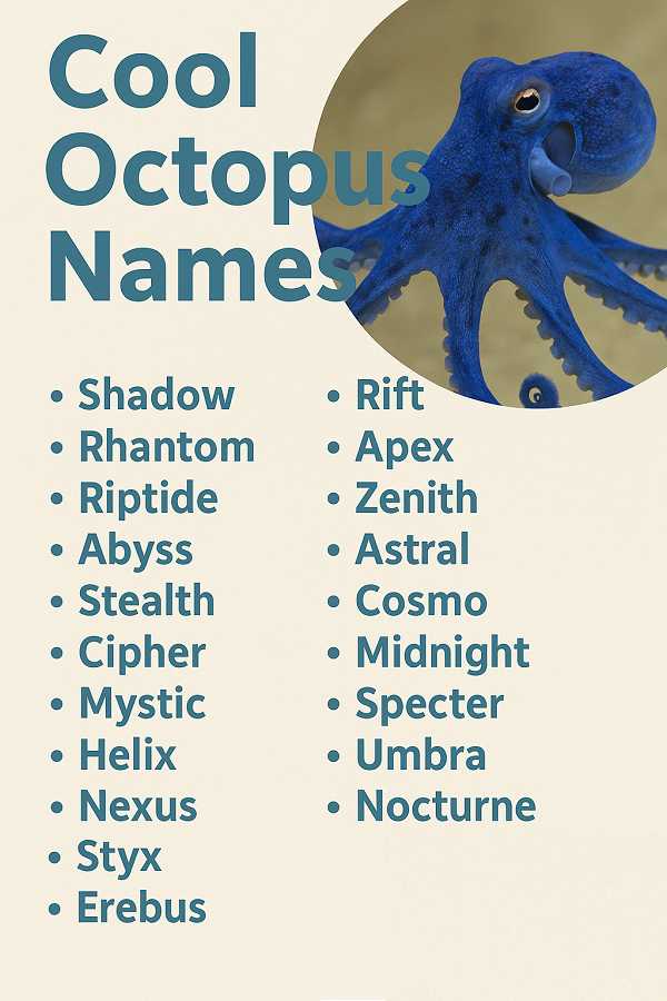 Cool Octopus Names