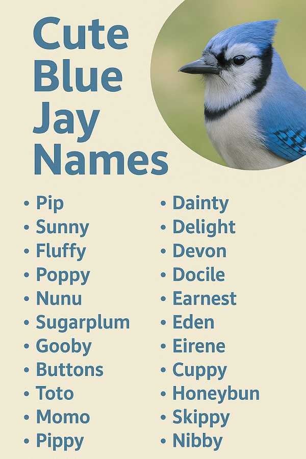 Cute Blue Jay Names
