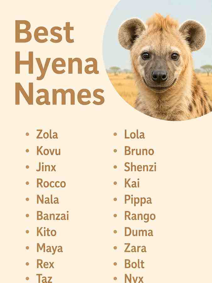 Best Hyena Names