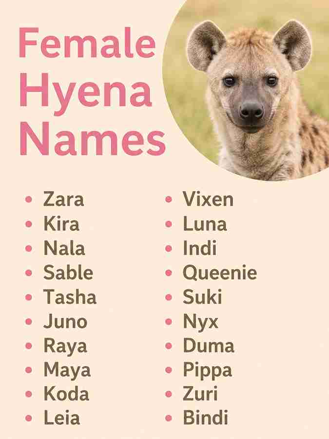 Female Hyena Names