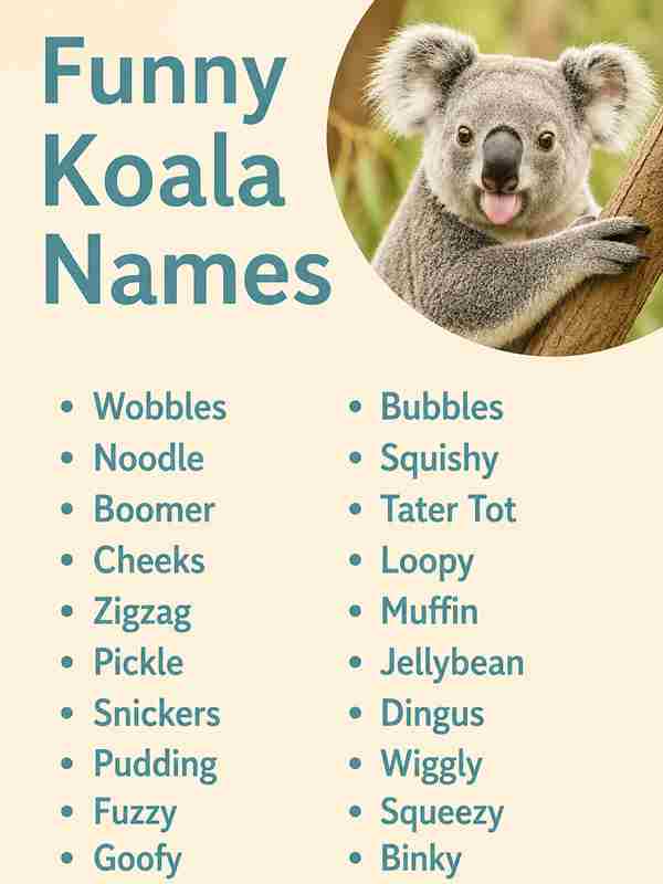 Funny Koala Names