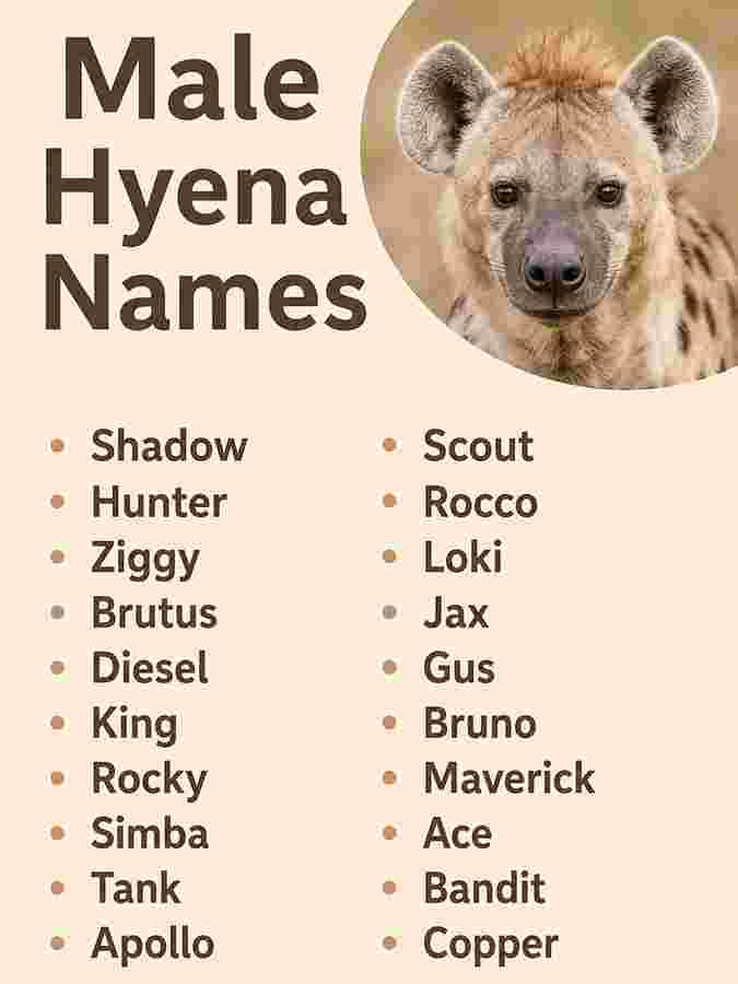 Male Hyena Names
