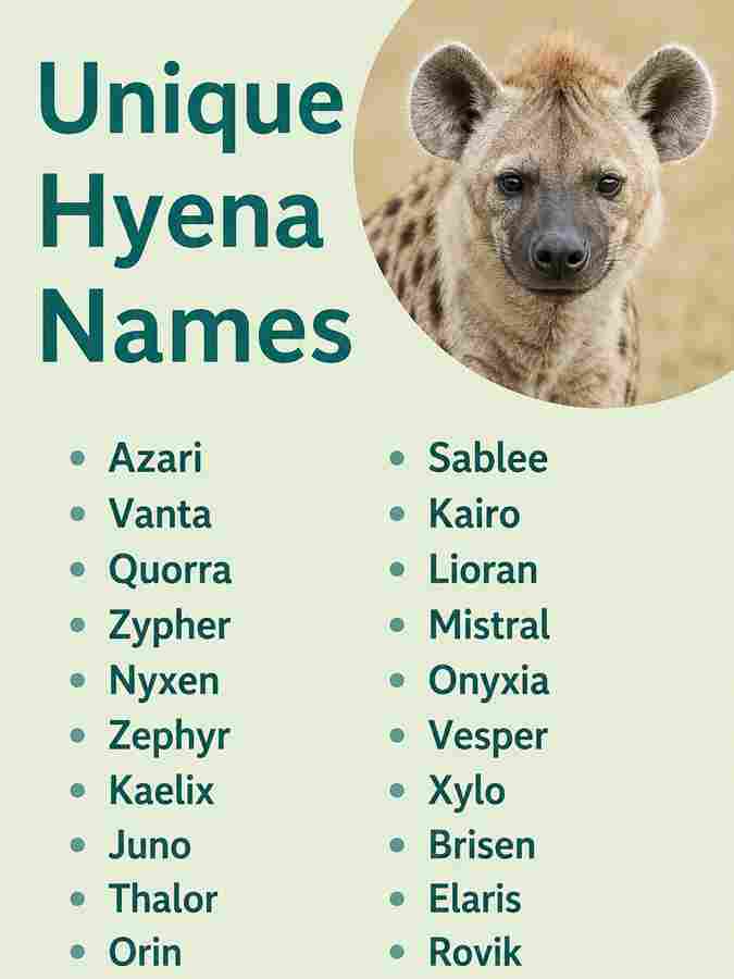 Unique Hyena Names